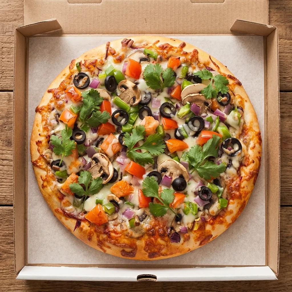 Tandoori Chicken Pizza at Great Canadian Pizza & Fried Chicken Calgary
