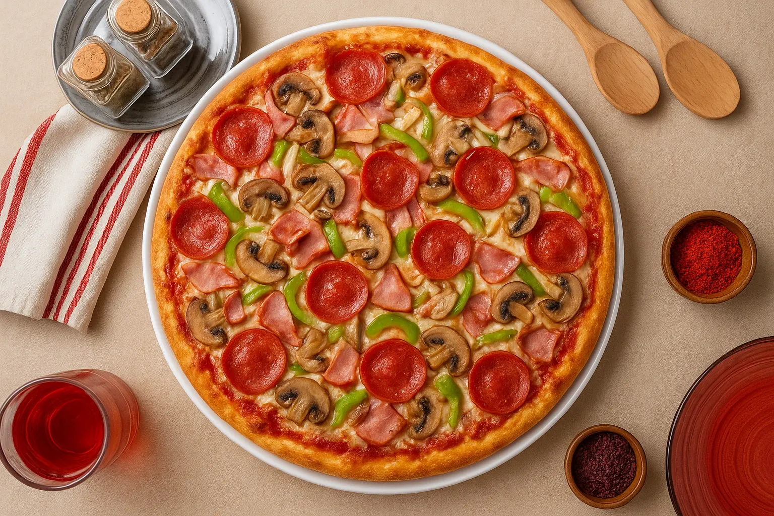 Great Canadian Pizza & Donair downtown Edmonton - Unlimited toppings halal pizza restaurant