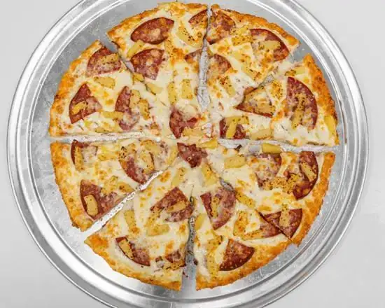 Hawaiian Pizza at Great Canadian Pizza & Donair Edmonton - East Indian fusion